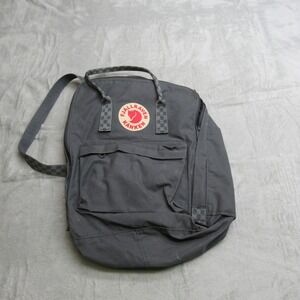 Fjallraven Kanken Backpack Bag Mens‎ Medium Gray Durable Adjustable Strap Travel